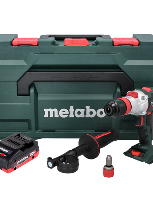 Metabo SB 18 LTX BL QI taladro percutor inalámbrico 18 V 130 Nm sin escobillas + 1x batería 4,0 Ah + metaBOX - sin cargador