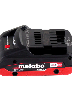 Metabo SB 18 LTX BL QI taladro percutor inalámbrico 18 V 130 Nm sin escobillas + 1x batería 4,0 Ah + metaBOX - sin cargador