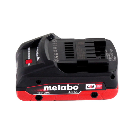 Metabo SB 18 LTX BL Q I Taladradora de percusión sin cable 18 V 130 Nm sin escobillas + 1x batería recargable 4,0 Ah + metaBOX - sin cargador