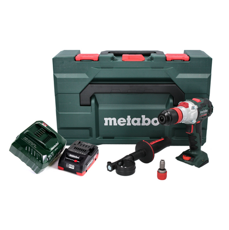 Metabo SB 18 LTX BL Q I Perceuse-visseuse à percussion sans fil 18 V 130 Nm Brushless + 1x batterie 4,0 Ah + chargeur + metaBOX