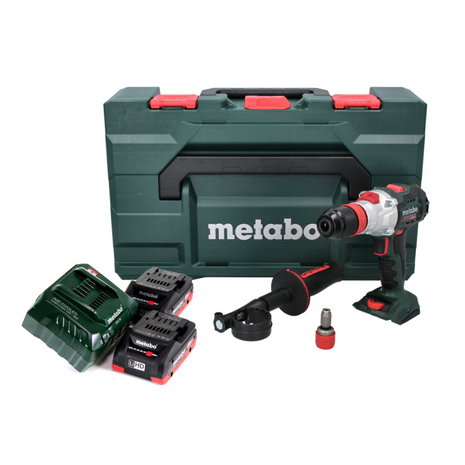 Metabo SB 18 LTX BL Q I Perceuse-visseuse à percussion sans fil 18 V 130 Nm Brushless + 2x batterie 4,0 Ah + chargeur + metaBOX