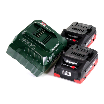 Metabo SB 18 LTX BL Q I Perceuse-visseuse à percussion sans fil 18 V 130 Nm Brushless + 2x batterie 4,0 Ah + chargeur + metaBOX
