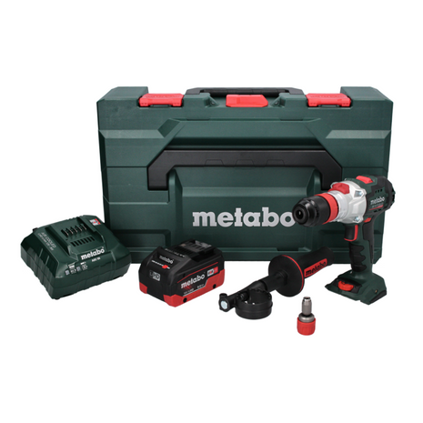 Metabo SB 18 LTX BL QI taladro percutor inalámbrico 18 V 130 Nm sin escobillas + 1x batería 8,0 Ah + cargador + metaBOX