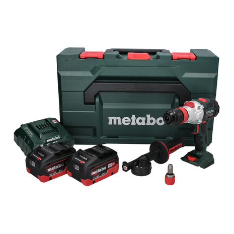 Metabo SB 18 LTX BL Q I Perceuse-visseuse à percussion sans fil 18 V 130 Nm Brushless + 2x batterie 8,0 Ah + chargeur + metaBOX