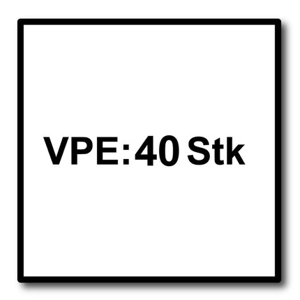 Makita Papierfilter 40 Stk. ( 4x 194565-3 ) für Staubsauger DCL 182 / 4076D / CL121D