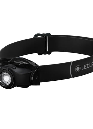 Ledlenser MH4 LED Lampe frontale 400 lm IPX4 Black ( 502151 ) + 1x Batterie rechargeable + 1x Câble de chargement