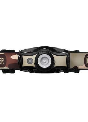 Linterna frontal LED Ledlenser MH4 400 lm IPX4 negro / arena (502152) + 1x batería + 1x cable de carga