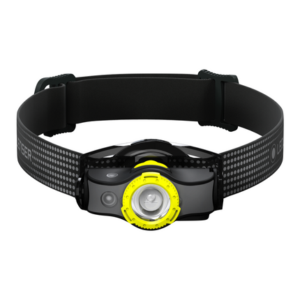 Ledlenser MH5 LED Lampe frontale 400 lm IPX4 Noir/Jaune ( 502144 ) + 1x Batterie + Chargeur