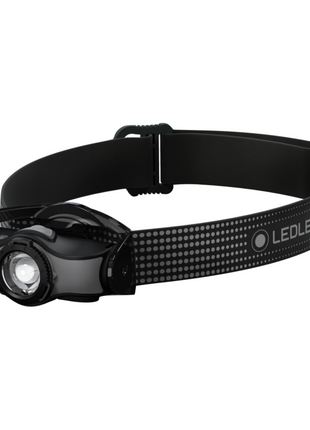 Linterna frontal LED Ledlenser MH5 400 lm IPX4 negro / gris (502147) + 1x batería + 1x cable de carga