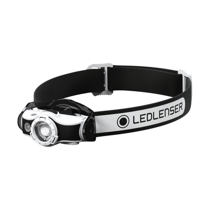 Ledlenser MH5 LED Lampada frontale 400 lm IPX4 nera / bianca ( 502146 ) + 1x Batteria + 1x Cavo di carica