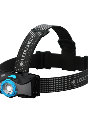 Linterna frontal LED Ledlenser MH7 600 lm IPX4 negro / azul (502155) + 1x batería + 1x cable de carga