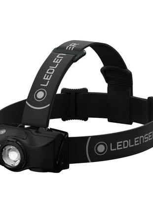 Linterna frontal LED Ledlenser MH8 600 lm IPX4 negra (502156) + 1x batería + 1x cable de carga