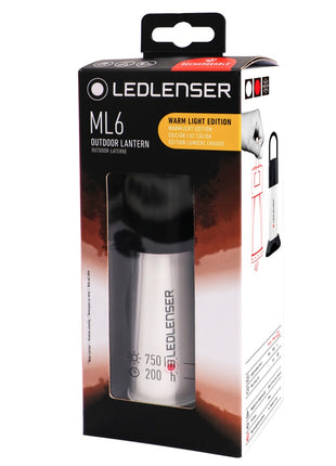 Ledlenser ML6 Warm Light Linterna LED 50 lm IPX6 (502084) luz blanca cálida