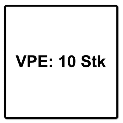 Mirka Abranet Max Disco de láminas T29 125 mm 22 mm ALOX 80 10 piezas (10x 8896700180) disco dentado para aluminio, materiales compuestos, pintura