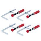 Bessey GTR 12 Pinces de table tout acier avec Pinces à levier 120 / 60 mm - 4 pièces