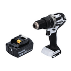 Makita DHP 484 G1 W Perceuse-visseuse à percussion sans fil 18 V 54 Nm brushless + 1x Batterie 6,0 Ah - sans chargeur