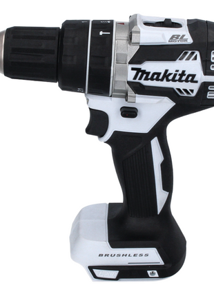 Makita DHP 484 T1J W Taladro percutor inalámbrico 18 V 54 Nm sin escobillas blanco + 1x batería 5,0 Ah + Makpac - sin cargador