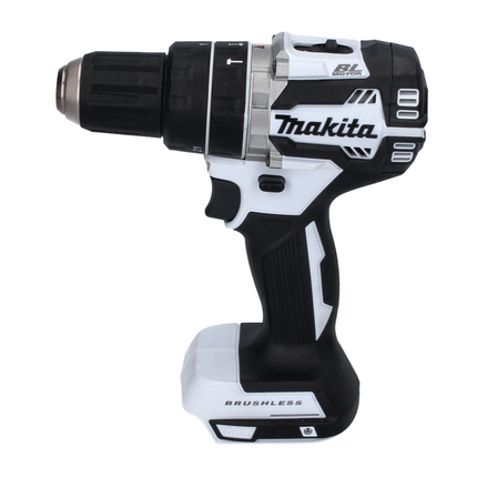 Makita DHP 484 G1J W Taladro percutor inalámbrico 18 V 54 Nm sin escobillas blanco + 1x batería 6,0 Ah + Makpac - sin cargador