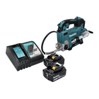 Makita DGP 180 RT Pistolet graisseur sans fil 18 V 690 bar + 2x Batteries 5,0 Ah + Chargeur