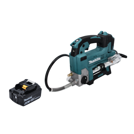 Makita DGP 180 G1 pistola de engrasar sin cable 18 V 690 bar + 1x batería recargable 6,0 Ah - sin cargador