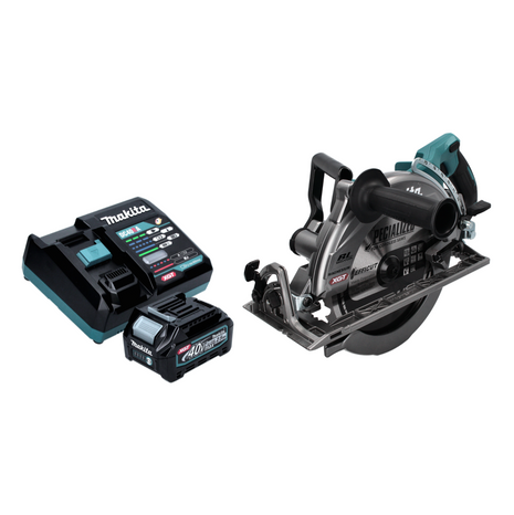 Sierra circular manual a batería Makita RS 002 GD1 40 V máx. 260 mm sin escobillas + 1x batería 2,5 Ah + cargador