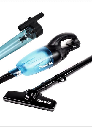 Aspirador inalámbrico Makita DCL 180 ZB 18 V negro + 1x accesorio separador ciclónico - sin batería, sin cargador