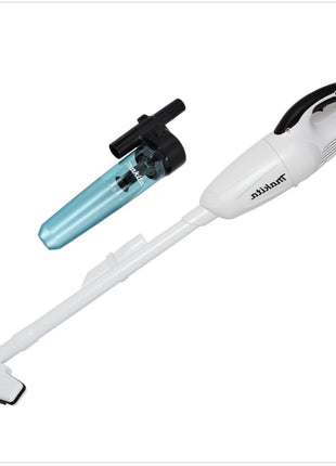 Aspirador inalámbrico Makita DCL 180 ZW 18 V blanco + 1x accesorio separador ciclónico - sin batería, sin cargador