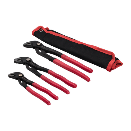 Juego de alicates para bombas de agua BGS technic 3 piezas 175 / 240 / 300 mm (75209)