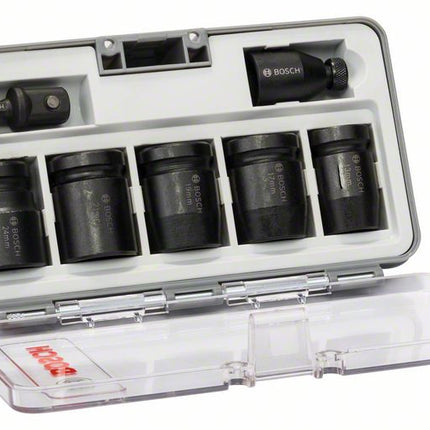 Bosch ImpactControl Steckschlüssel Set 1/2" Ø 13 - 24 mm 7 tlg. ( 2608551029 ) - Toolbrothers