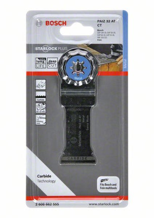 Bosch PAIZ 32 AT Hoja de sierra de inmersión MetalMax / Carburo / 32x50 mm / Starlock Plus ( 2608662555 )