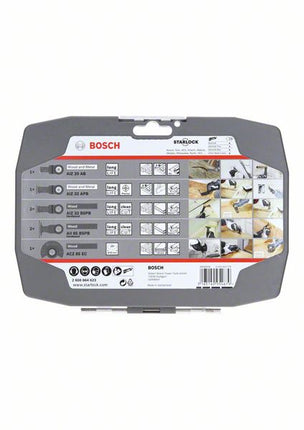 Bosch Starlock for Wood juego de accesorios 7 piezas (2608664623) para herramienta multifuncional + estuche