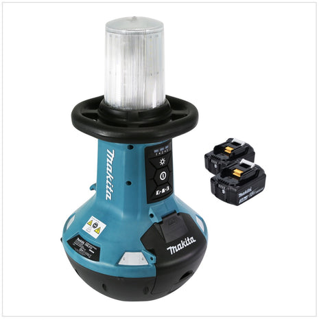 Makita DML 810 F Luz de área LED con batería 18 / 36 V (2 x 18 V) 5500 lm IP54 + 2x batería 3,0 Ah - sin cargador