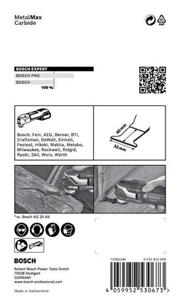 Bosch EXPERT AIZ 32 AIT Plunge-cut saw blade Starlock 32 x 40 mm 5 pcs. ( 2608900015 ) for metal Carbide MetalMax - successor to 2608662033