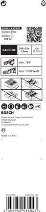 Bosch Expert Hollow Brick S 1543 HM hoja de sierra de sable 240 mm 1 pieza (2608900414) Tecnología de carburo