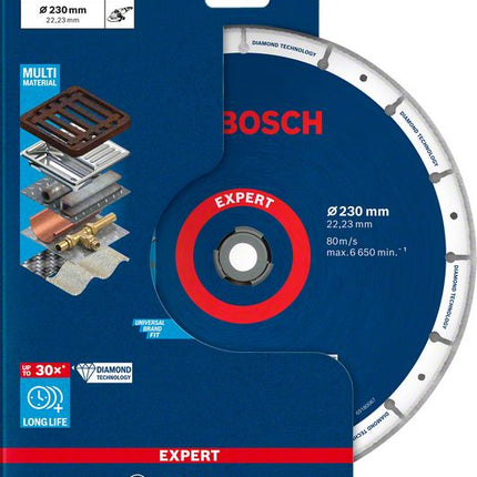 Disco de corte Bosch Expert Diamond Metal Wheel 230 x 22,23 mm (2608900536) Diamond Technology