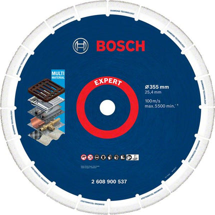 Bosch Expert Diamond Metal Wheel Disque à tronçonner 355 x 25,4 mm ( 2608900537 )