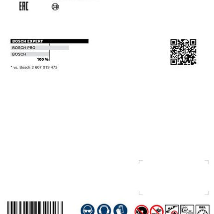 Bosch EXPERT HardCeramic disco de corte de diamante 115 x 22,23 mm 1 pieza (2608900654) Diamond Technology