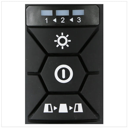 Luz LED portátil con batería Makita DML 810 M 18 / 36 V ( 2 x 18 V ) 5500 lm IP54 + 2 baterías 4,0 Ah - sin cargador