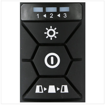 Makita DML 810 RM akumulatorowy naświetlacz LED 18 / 36 V ( 2 x 18 V ) 5500 lm IP54 + 2x akumulator 4,0 Ah + ładowarka