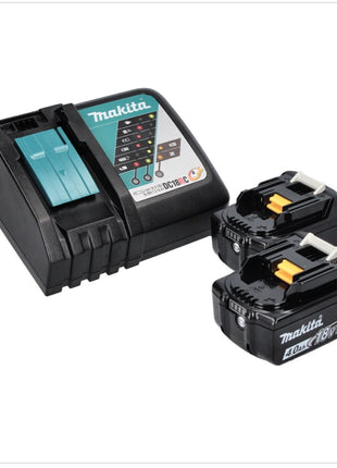 Makita DML 810 RM Luz de área LED con batería 18 / 36 V (2 x 18 V) 5500 lm IP54 + 2x baterías 4,0 Ah + cargador