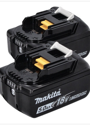 Akumulatorowy naświetlacz LED Makita DML 810 T 18 / 36 V ( 2 x 18 V ) 5500 lm IP54 + 2x akumulator 5,0 Ah - bez ładowarki