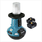 Makita DML 810 G Eclaireur de surface sans fil avec LED 18 / 36 V (2 x 18 V) 5500 lm IP54 + 2x Batteries 6,0 Ah - sans chargeur