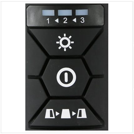 Makita DML 810 G Akku LED Flächenlicht 18 / 36 V ( 2 x 18 V ) 5500 lm IP54 + 2x Akku 6,0 Ah - ohne Ladegerät