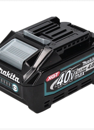 Desbrozadora de batería Makita UR 003 GM101 40 V sin escobillas IPX4 + batería 4,0 Ah + correa para el hombro + cabezal de corte + cabezal de hilo + cuchillo para moscas + bolsa - sin cargador