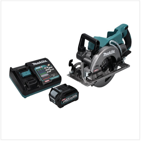 Makita RS001GD1 Scie circulaire sans fil 40V max. 185mm Brushless + 1x Batterie 2,5Ah + Chargeur