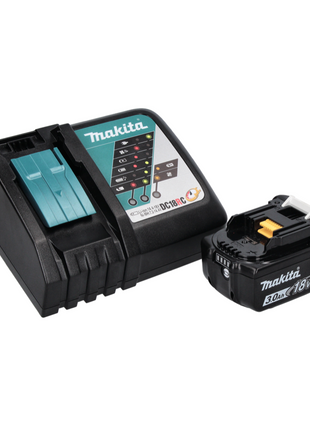 Makita DML 812 RF1 Foco LED de mano con batería, lámpara de bolsillo 18 V 1250 lm + 1x batería 3,0 Ah + cargador