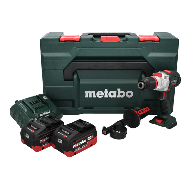 Metabo SB 18 LTX BL I Trapano a percussione a batteria 18 V 130 Nm brushless + 2x batteria ricaricabile 5,5 Ah + caricabatterie + metaBOX