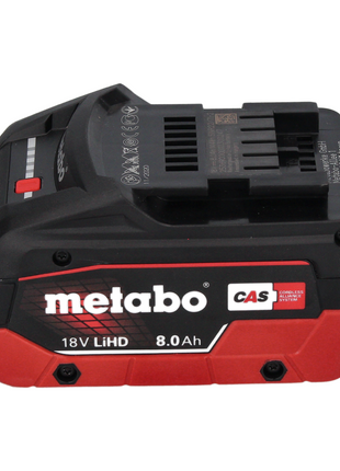 Metabo SB 18 LTX BL I Perceuse-visseuse à percussion sans fil 130 Nm 18 V Brushless + 1x Batterie 8,0 Ah + Coffret MetaBOX - sans chargeur