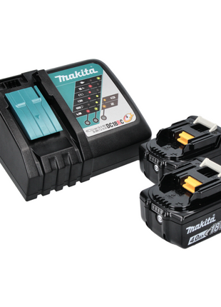 Makita DML 812 RM Foco LED de mano con batería, lámparas de bolsillo 18 V 1250 lm + 2 pilas 4,0 Ah + cargador