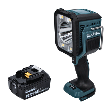 Makita DML 812 T1 Cordless LED hand-held torch 18 V 1250 lm + 1x rechargeable battery 5.0 Ah - without charger